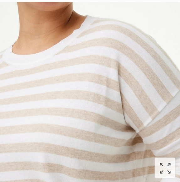 J. Crew Striped Crewneck Sweater Women's Medium NWOT - Picture 7 of 7